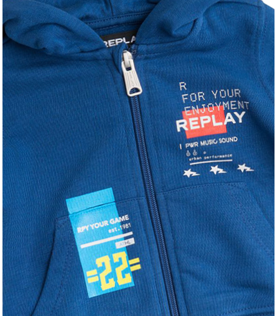 BABY BOY コットンポリ パーカー 詳細画像 ブルー 3